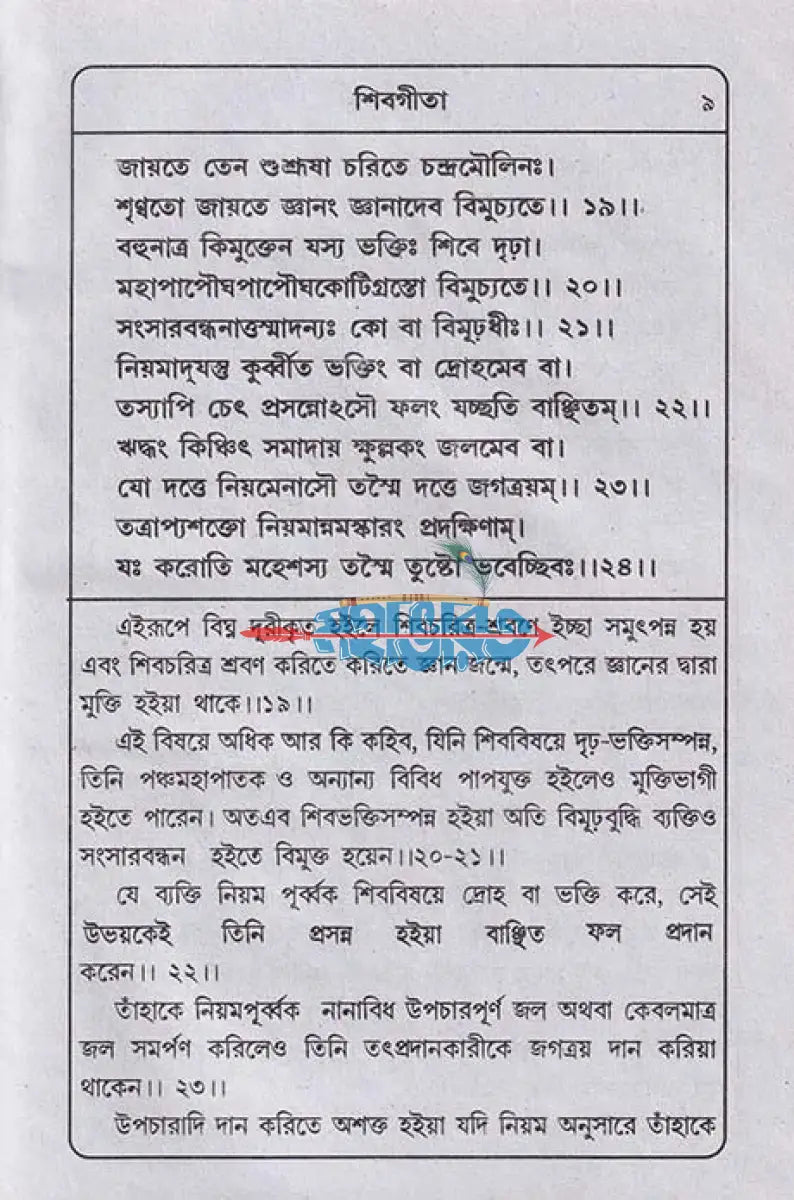 শিবগীতা বাংলাদেশী ছাপা Hindu Religious Books