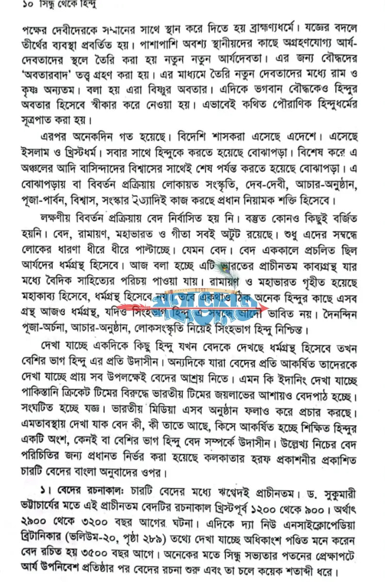 সিন্ধু থেকে হিন্দু Hindu Religious Books