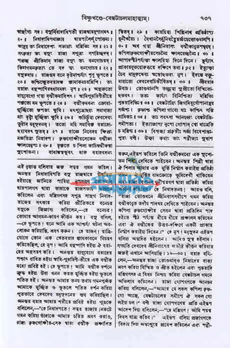 স্কন্দ পুরাণম্ দ্বিতীয় ভাগ বিষ্ণুখণ্ড (মূল সংস্কৃত ও বঙ্গানুবাদসমেত) Hindu Religious Books