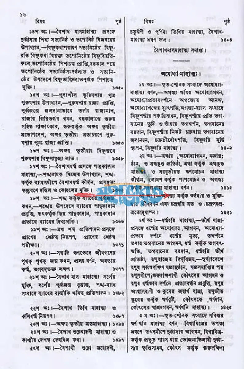 স্কন্দ পুরাণম্ দ্বিতীয় ভাগ বিষ্ণুখণ্ড (মূল সংস্কৃত ও বঙ্গানুবাদসমেত) Hindu Religious Books
