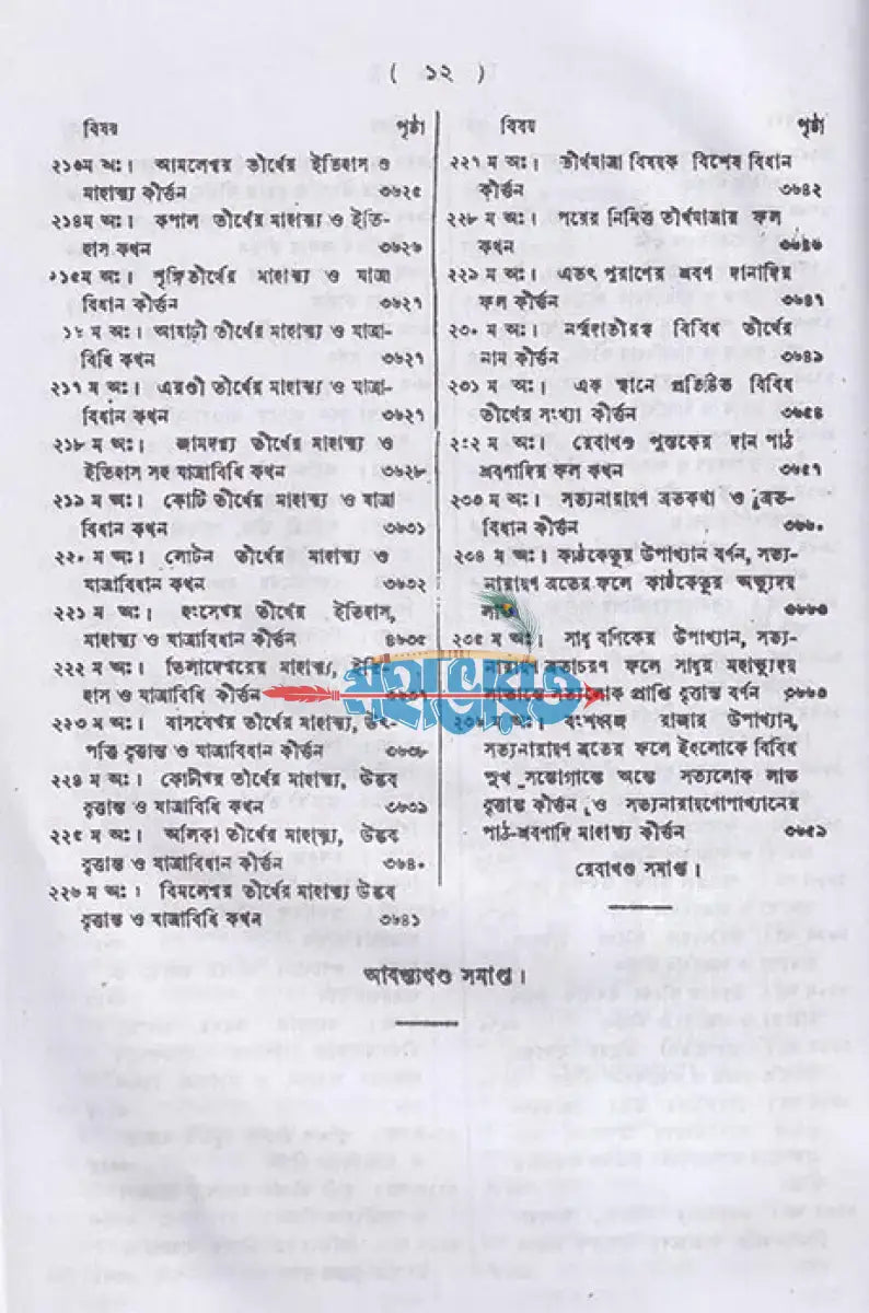 স্কন্দ পুরাণম্ পঞ্চম খণ্ড আবন্ত্য খণ্ডম্ (মূল সংস্কৃত ও বঙ্গানুবাদসমেত) Hindu Religious Books