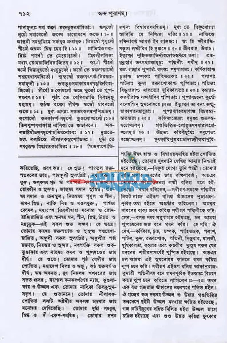 স্কন্দ পুরাণম্ প্রথম ভাগ মহেশ্বর খণ্ড (মূল সংস্কৃত ও বঙ্গানুবাদসমেত) Hindu Religious Books