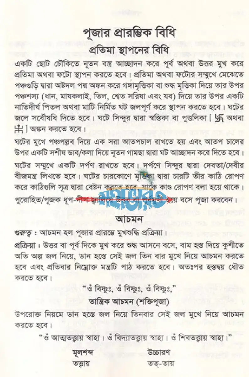 শ্লোকের উচ্চারণসহ পূজাবিধি Hindu Religious Books