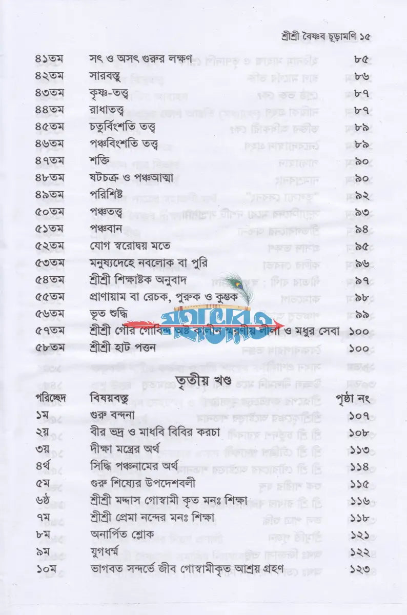 শ্রী শ্রী বৈষ্ণব চূড়ামণি Hindu Religious Books