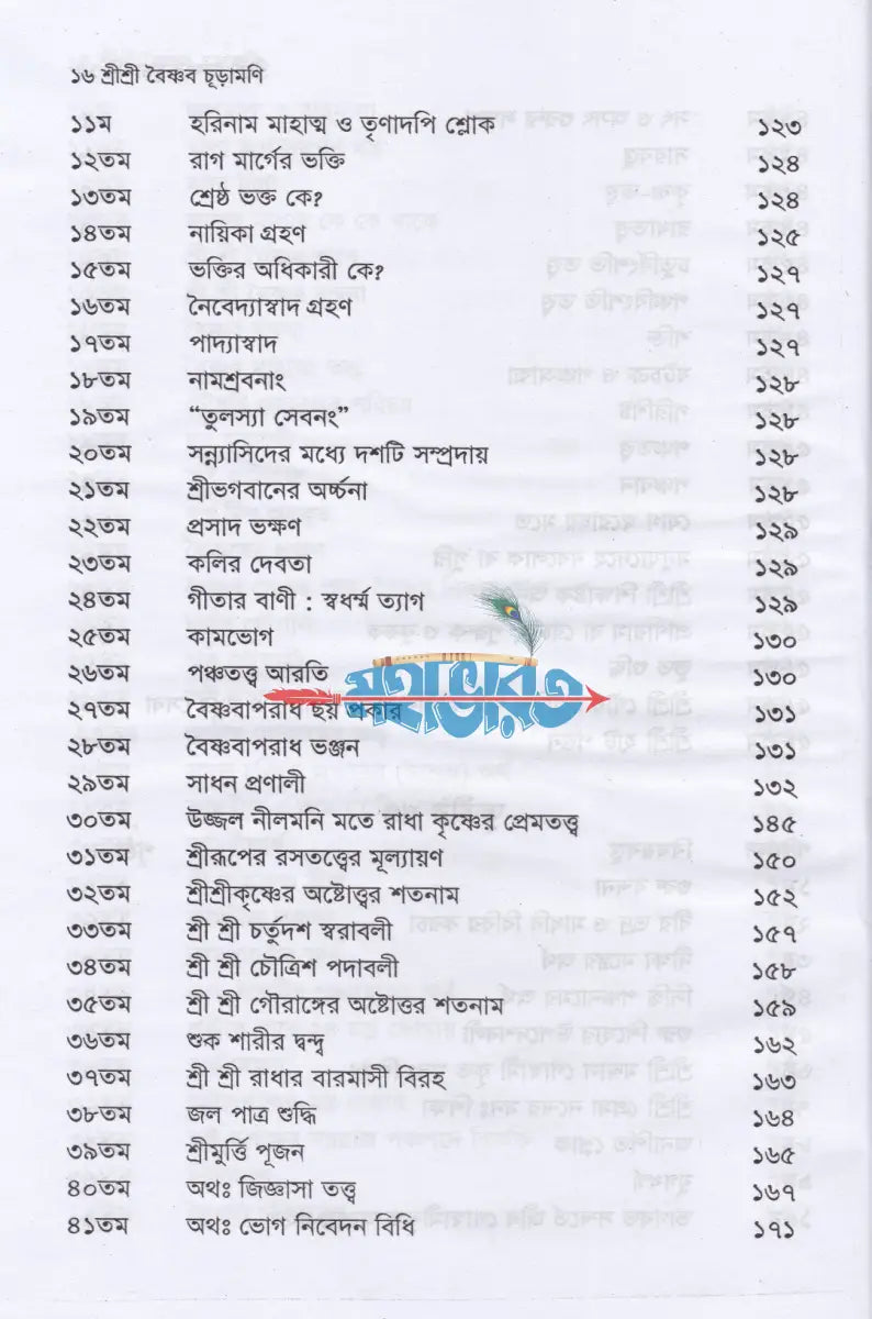 শ্রী শ্রী বৈষ্ণব চূড়ামণি Hindu Religious Books