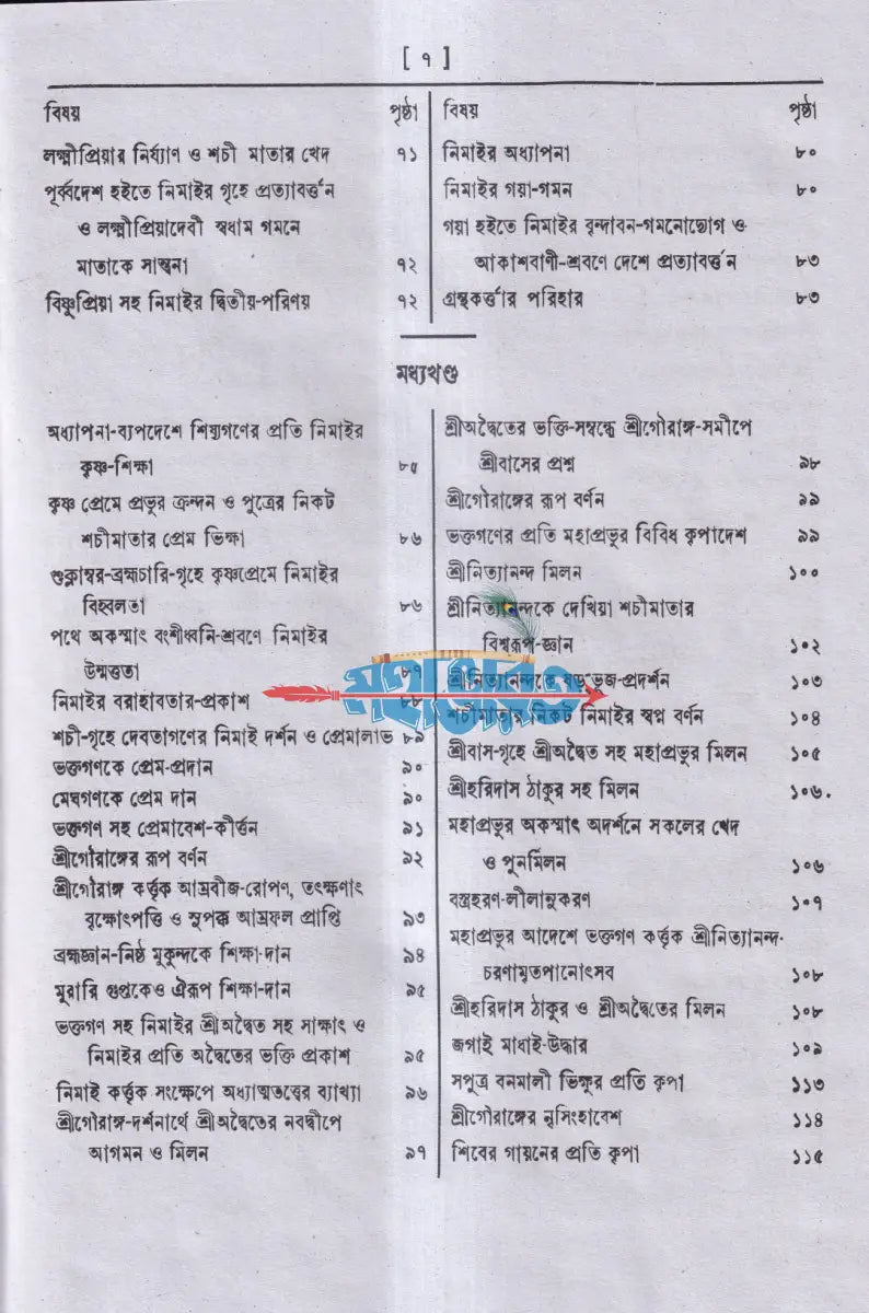 শ্রী শ্রী চৈতন্য মঙ্গল Hindu Religious Books