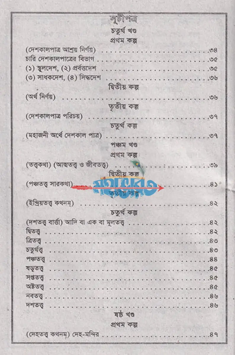 শ্রী শ্রী কৃষ্ণ তত্ত্বরসামৃত জ্ঞানমঞ্জরী Hindu Religious Books
