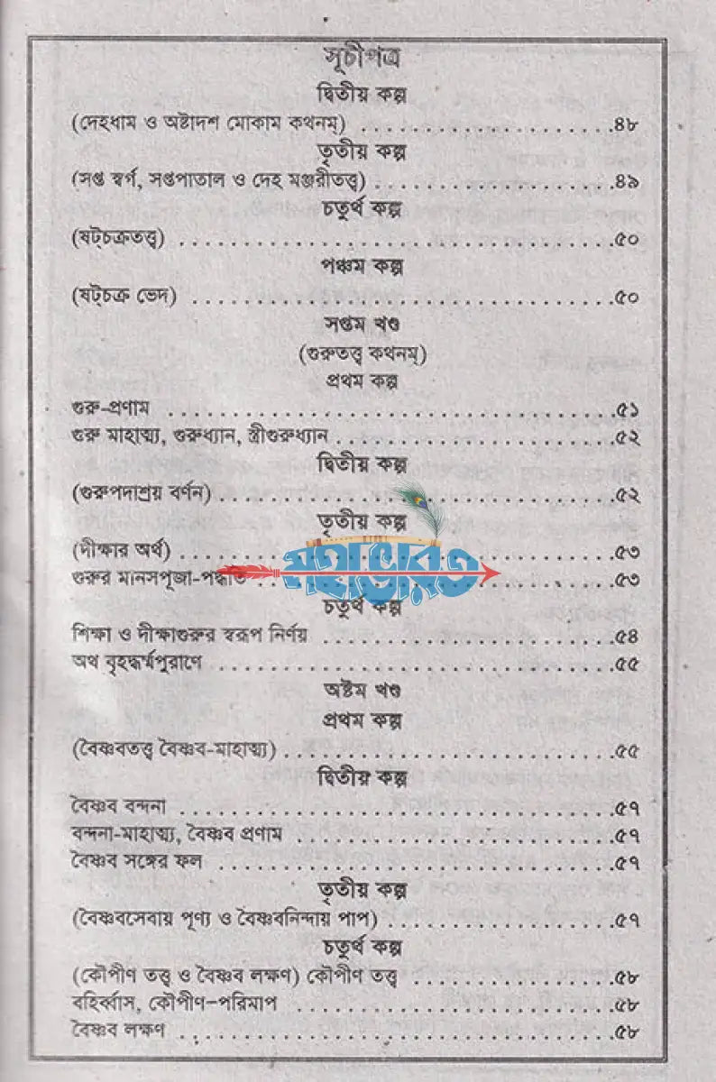 শ্রী শ্রী কৃষ্ণ তত্ত্বরসামৃত জ্ঞানমঞ্জরী Hindu Religious Books
