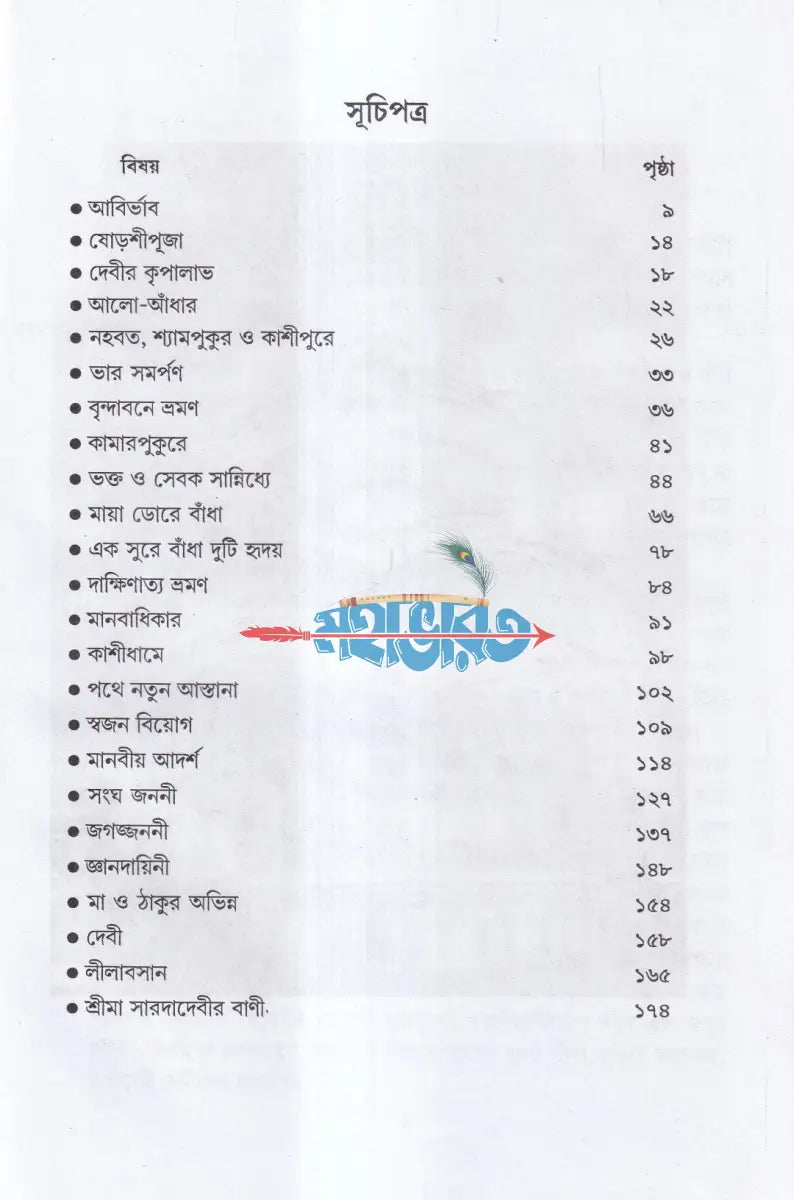 শ্রীমা সারদাদেবীর জীবনী চার ভাব ও বাণী Hindu Religious Books
