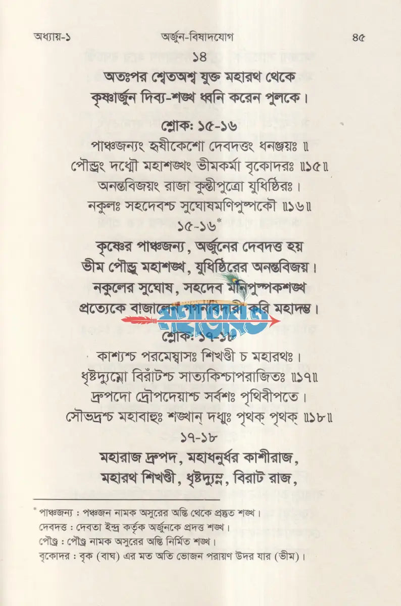 শ্রীমদ্ভগবদগীতা (মূল শ্লোক ও সহজ বাংলা ছন্দে) Hindu Religious Books