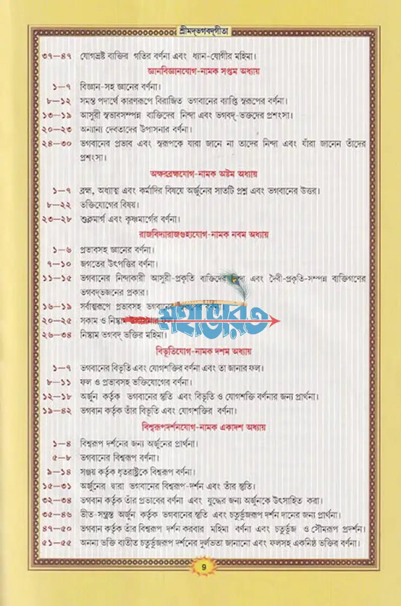 শ্রীমদ্ভগবদ্গীতা (সচিত্র শ্লোকার্থসহ) Hindu Religious Books