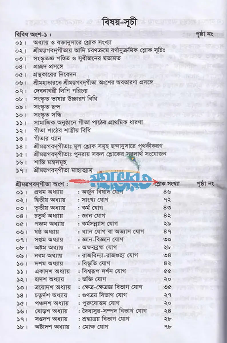 শ্রীমদ্ভগবদ্গীতা (সংস্কৃত ঊচ্চারণ শিক্ষা কৌশলসহ) Hindu Religious Books
