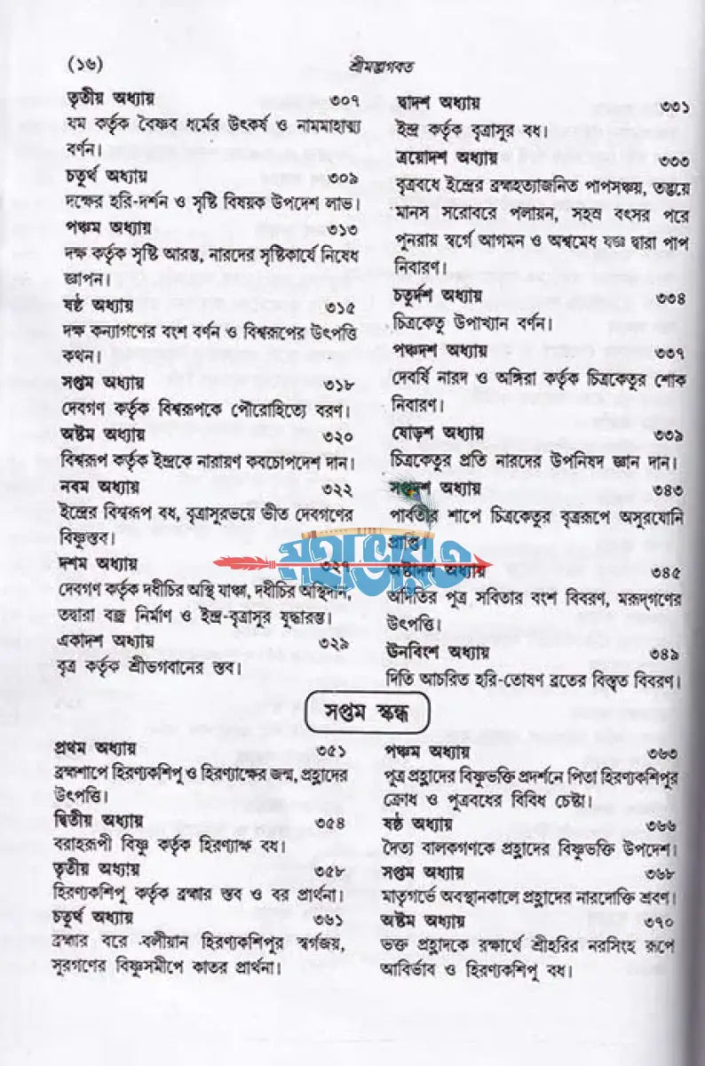 শ্রীমদ্ভাগবত (সমগ্র মূল ভগবতের গদ্যানুবাদ) বড় সাইজ Hindu Religious Books