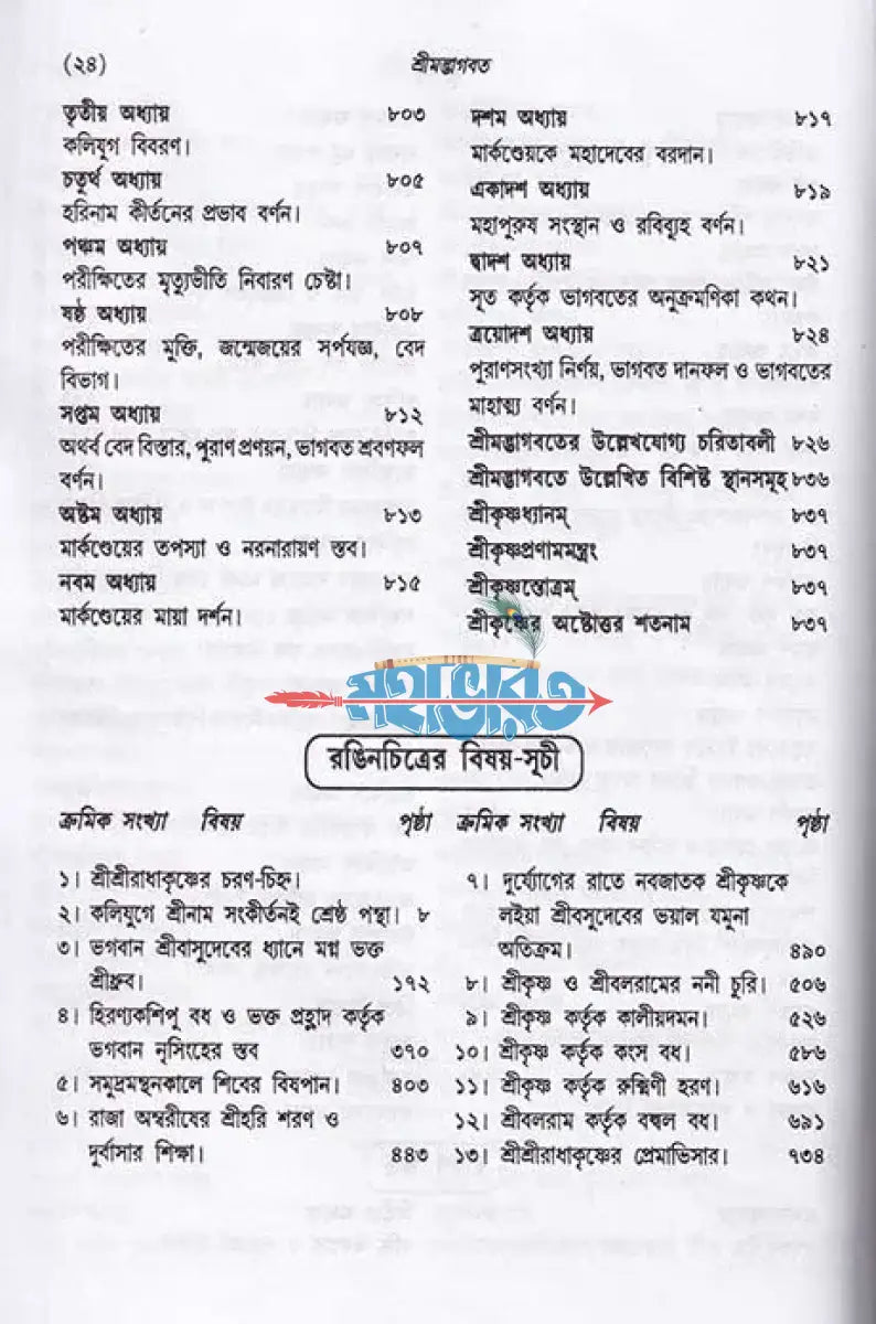 শ্রীমদ্ভাগবত (সমগ্র মূল ভগবতের গদ্যানুবাদ) মিডিয়াম সাইজ Hindu Religious Books
