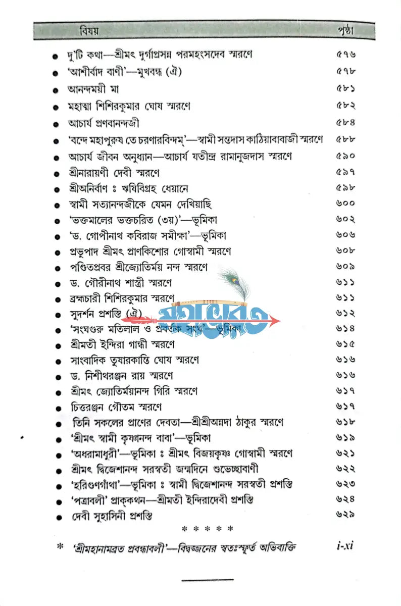 শ্রীমহানামব্রত প্রবন্ধাবলী ১ম খণ্ড Hindu Religious Books