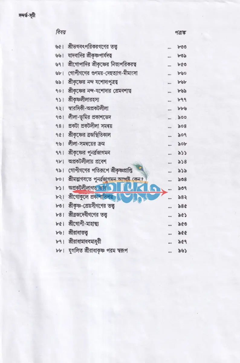 শ্রীশ্রী কৃষ্ণ সন্দর্ভঃ Hindu Religious Books