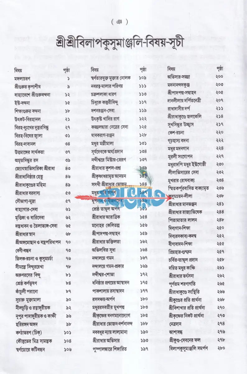 শ্রীশ্রীবিলাপকুসুমাঞ্জলিঃ (প্রার্থনা স্তোত্রম) Hindu Religious Books