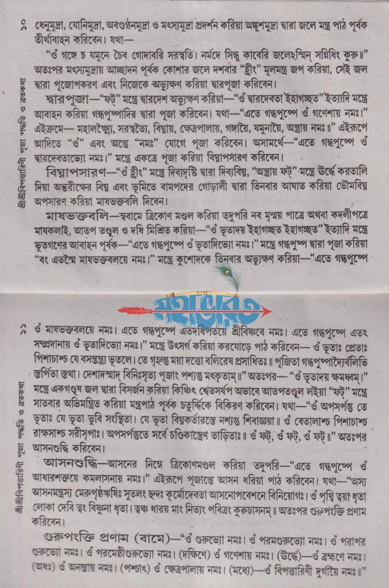 শ্রীশ্রীবিপদত্তারিণী পূজা পদ্ধতি ও ব্রতকথা Hindu Religious Books