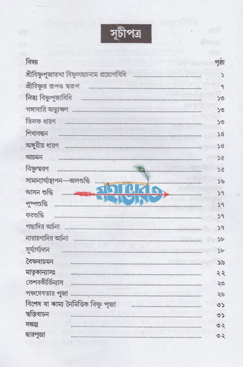শ্রীশ্রীবিষ্ণু পূজাবিধি Hindu Religious Books