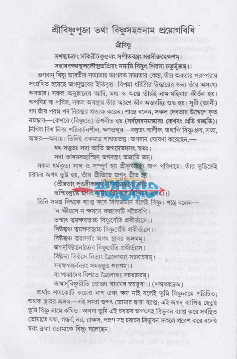 শ্রীশ্রীবিষ্ণু পূজাবিধি Hindu Religious Books