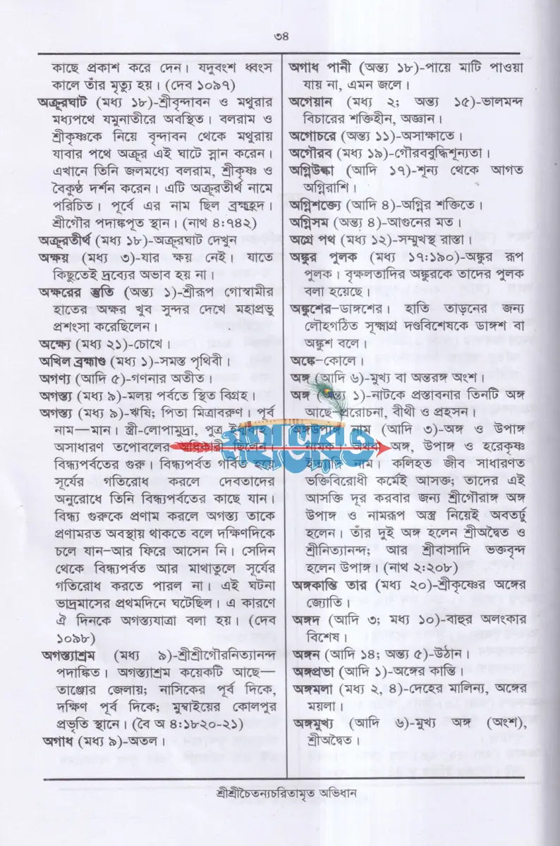 শ্রীশ্রীচৈতন্যচরিতামৃত অভিধান Hindu Religious Books