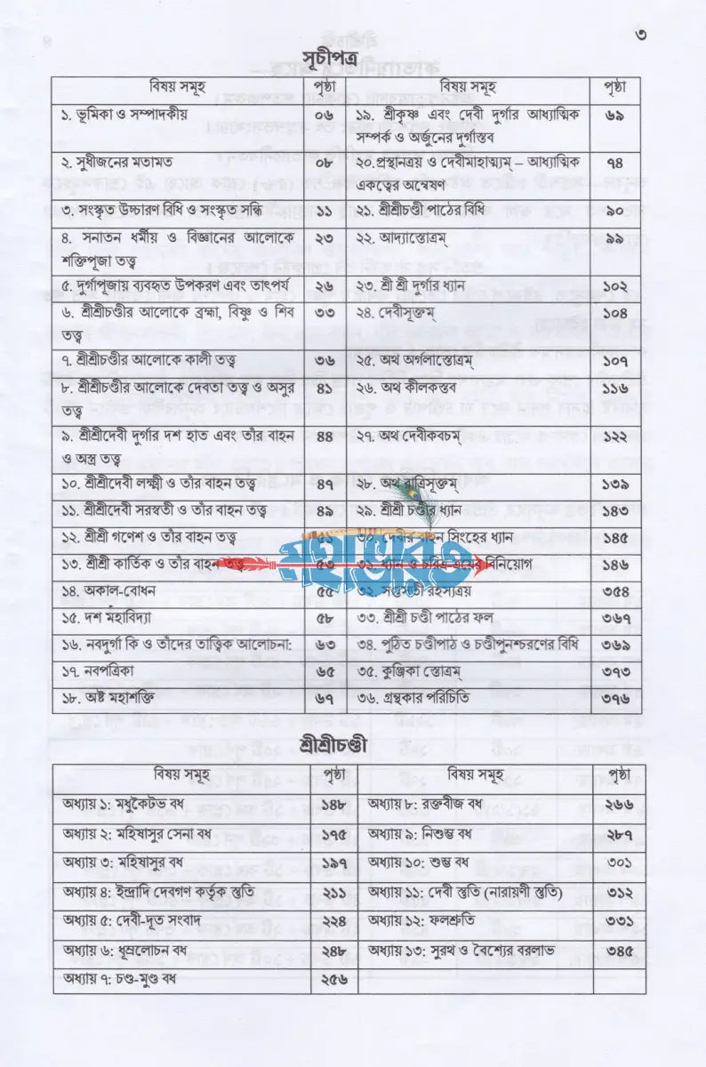 শ্রীশ্রীচণ্ডী দেবীদুর্গার পূজা ও পরমতত্ত্ব সতজ কৌশলে চণ্ডীপাঠ শেখার সর্বাধুনিক সংকলন Hindu Religious Books