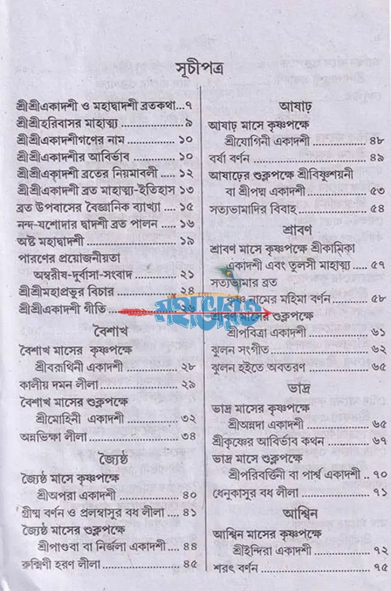 শ্রীশ্রীএকাদশী মাহাত্ম্য ও শ্রীশ্রীদ্বাদশী মাহাত্ম্য Hindu Religious Books