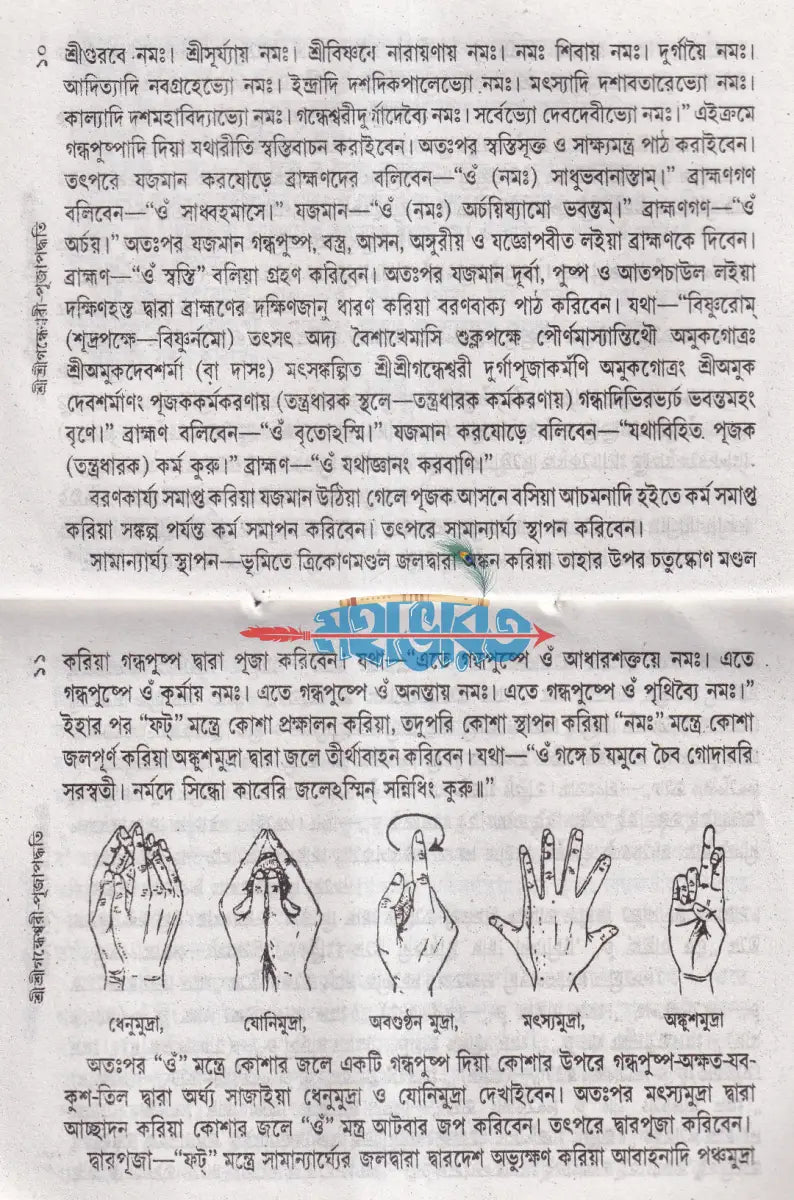 শ্রীশ্রীগন্ধেশ্বরী পূজাপদ্ধতি Hindu Religious Books