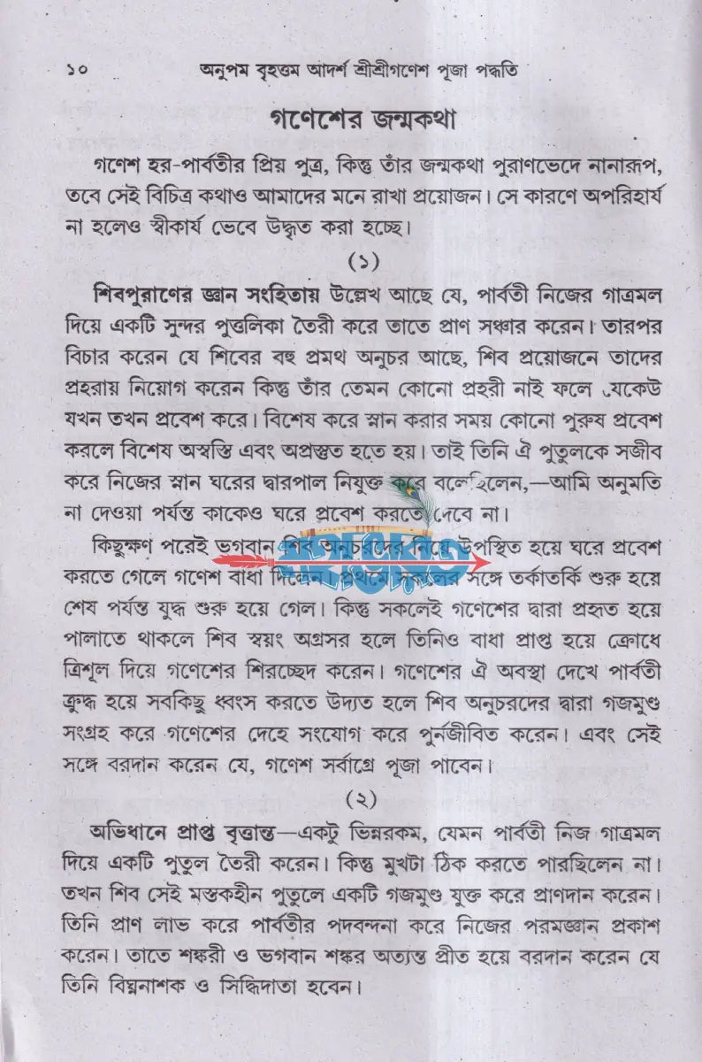 শ্রীশ্রীগণেশ পূজা পদ্ধতি (দ্বাদশ গনেশপূজা বিধি) Hindu Religious Books