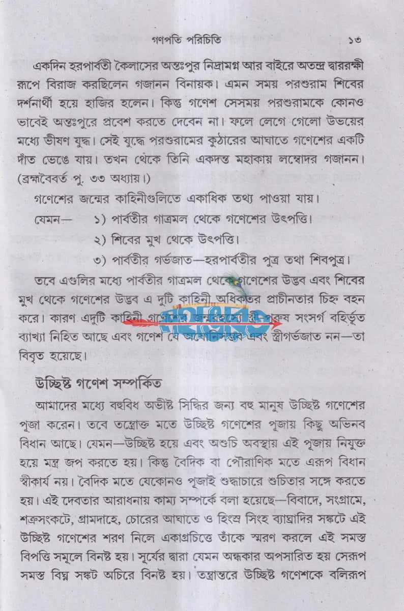 শ্রীশ্রীগণেশ পূজা পদ্ধতি (দ্বাদশ গনেশপূজা বিধি) Hindu Religious Books