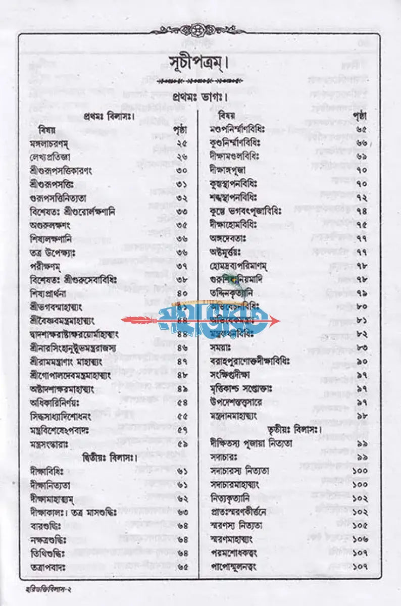 শ্রীশ্রীহরিভক্তিবিলাসঃ Hindu Religious Books