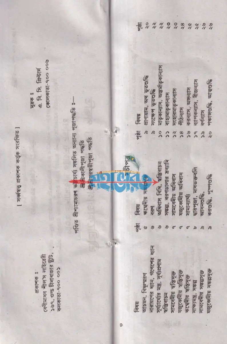 শ্রীশ্রীকোজাগরী লক্ষ্মী পূজা পদ্ধতি Hindu Religious Books