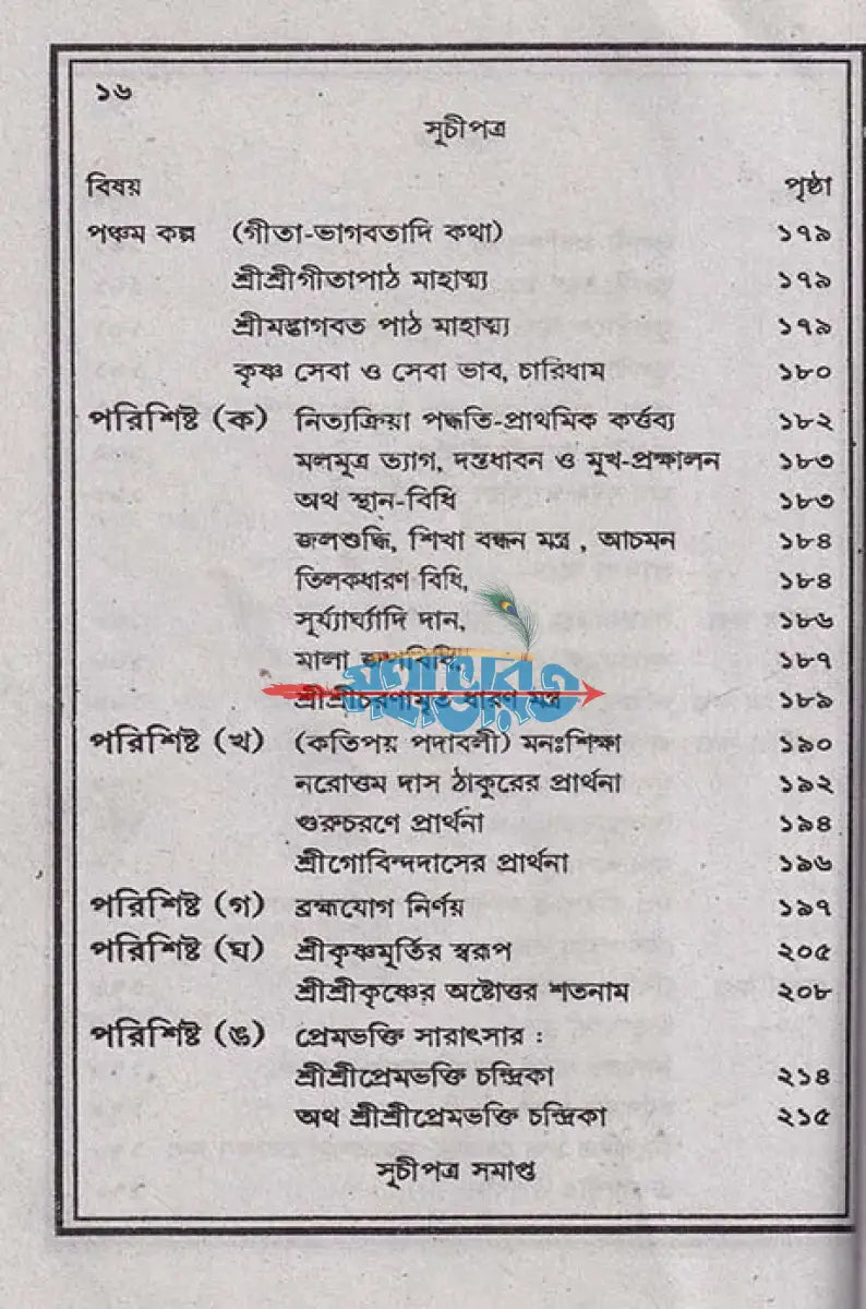 শ্রীশ্রীকৃষ্ণ তত্ত্বরসামৃত জ্ঞানমঞ্জরী Hindu Religious Books