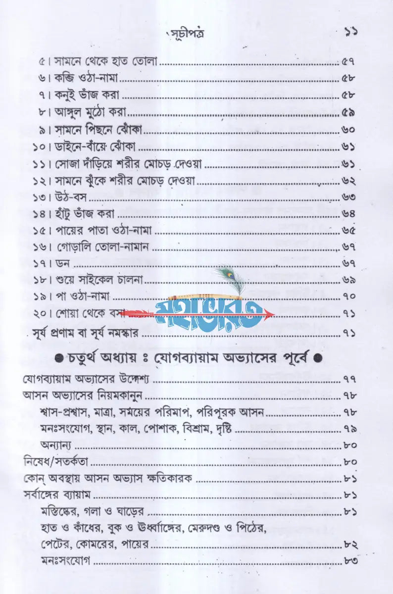 সুস্বাস্থ্য ও যোগ ব্যায়াম Hindu Religious Books