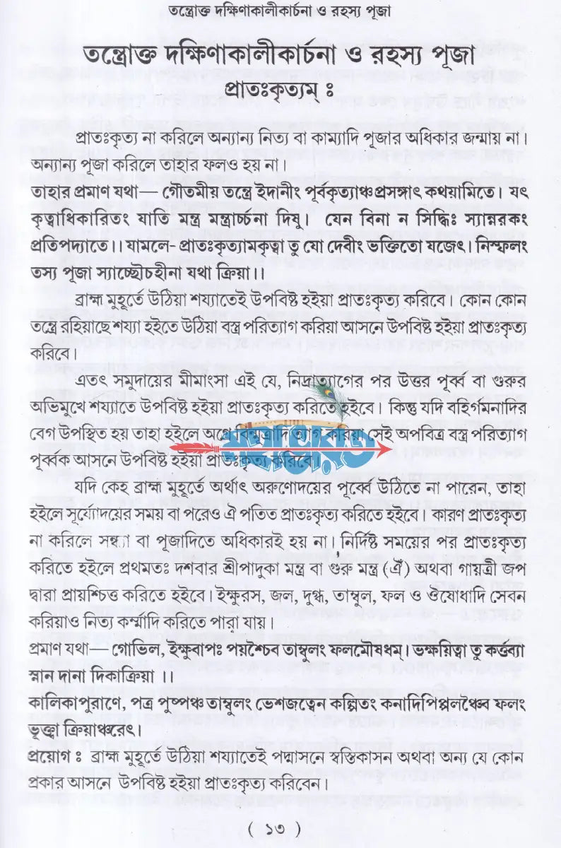 তন্ত্রোক্ত দক্ষিণাকালীকার্চনা ও রহস্য পূজা Hindu Religious Books
