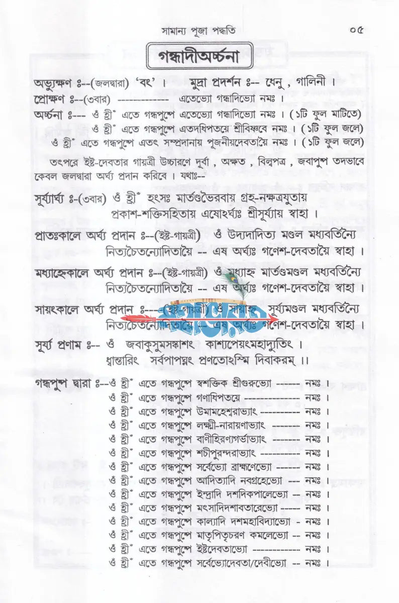তন্ত্রোক্ত গনেশর্চান পদ্ধতিঃ Hindu Religious Books