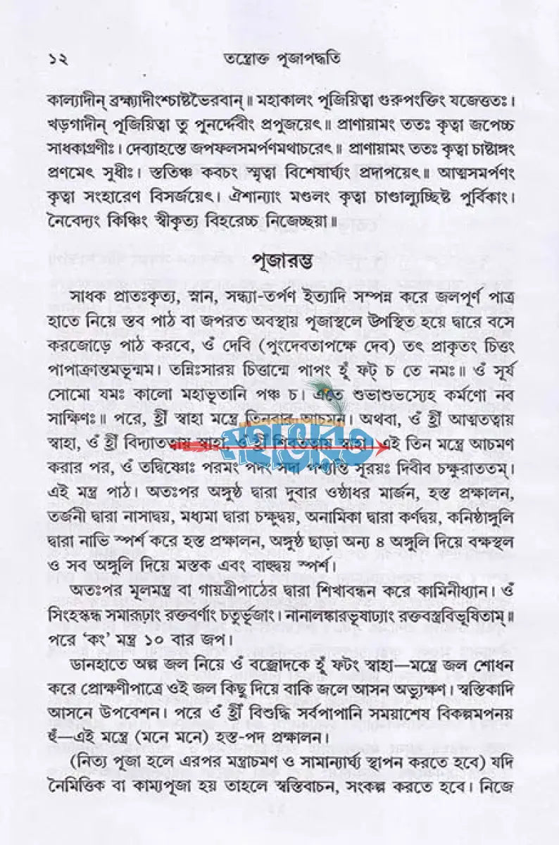 তন্ত্রোক্ত পূজাপদ্ধতি (সর্বদেবদেবী) Hindu Religious Books