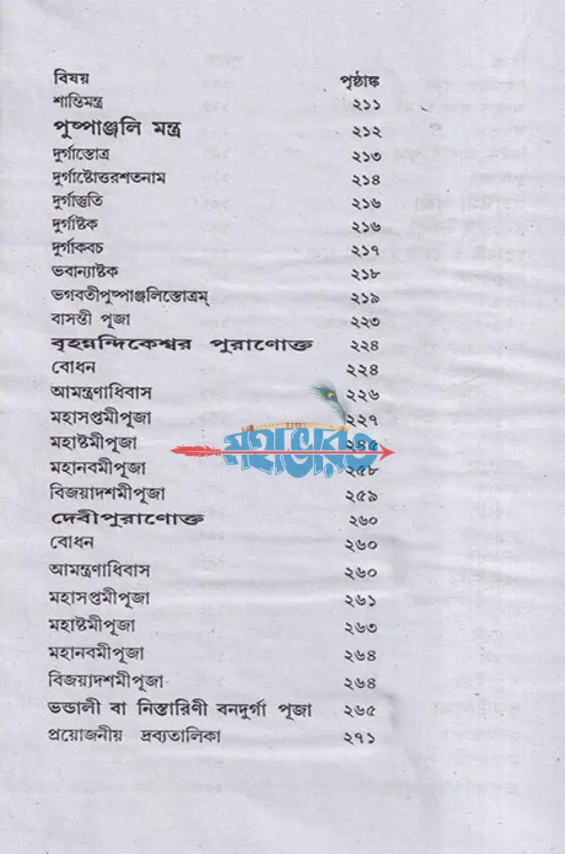 ত্রিপুরাণোক্ত দুর্গা পূজাপদ্ধতি বনদুর্গা পূজাপদ্ধতি Hindu Religious Books
