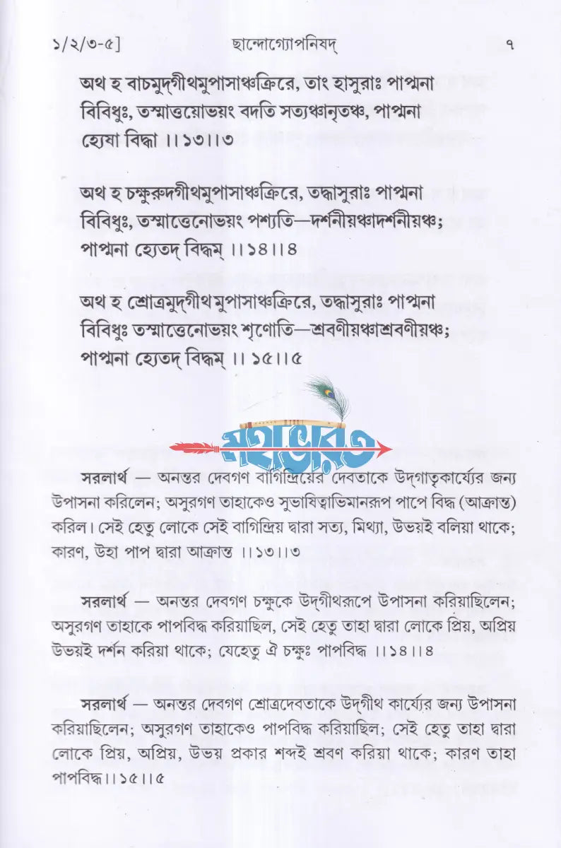 উপনিষদ প্রথম ও দ্বিতীয় খণ্ড একত্রে Hindu Religious Books