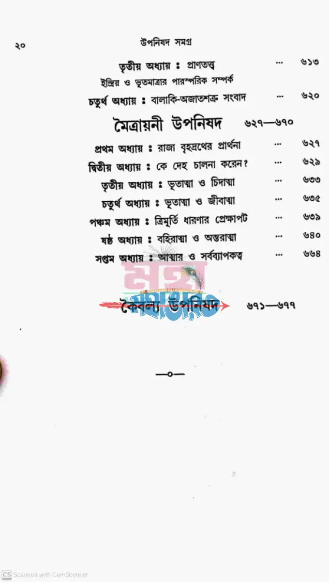 উপনিষদ সমগ্র বাংলাদেশী ছাপা Hindu Religious Books